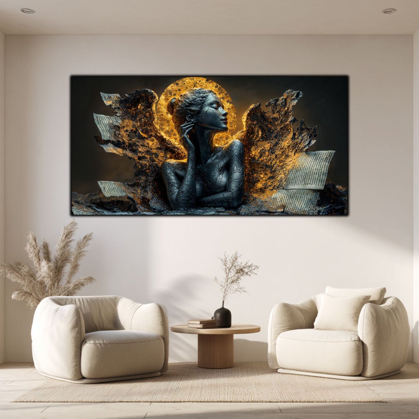 Tablou unicat din sticlă securizată Beyond Breath - No17