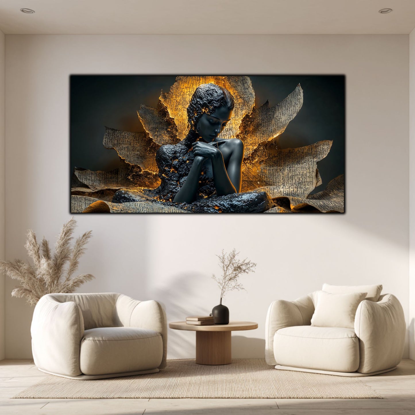 Tablou unicat din sticlă securizată Beyond Breath - No20