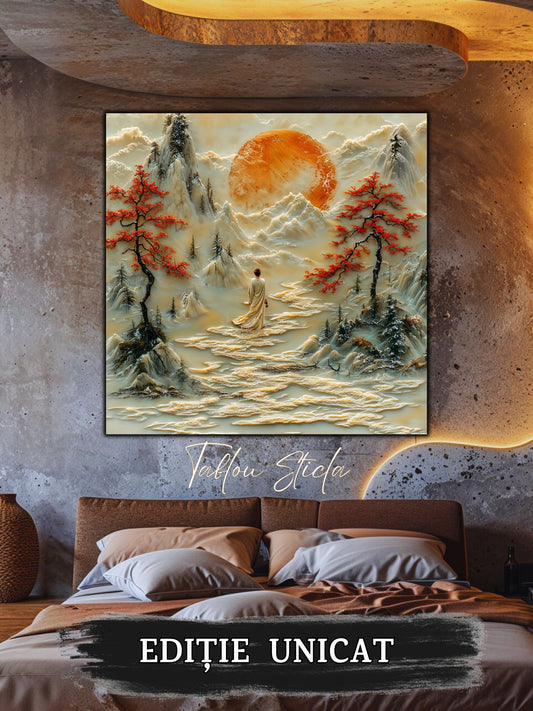 Tablou Sticla - Silk Road - 08