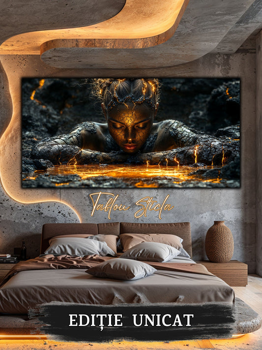 Zen Embers - Tablou Sticla Securizata - 09