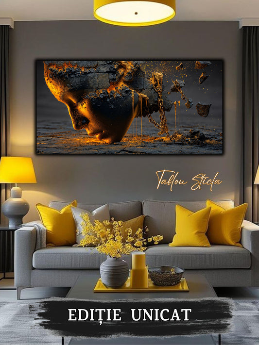 Tablou unicat pe sticla securizata - Let Go - No 20