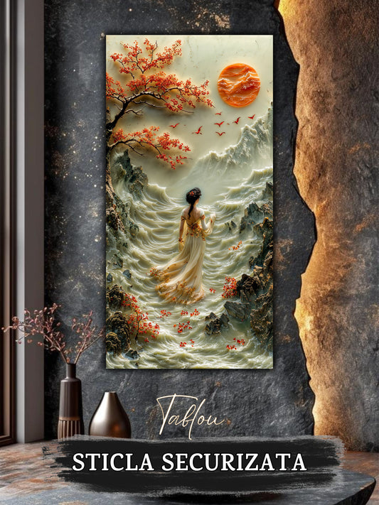 Tablou Sticla - Silk Road - 21