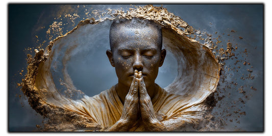 Tablou Decorativ pe Sticla Securizata – Ideal pt Dormitor si Living - Beyond Stardust No40