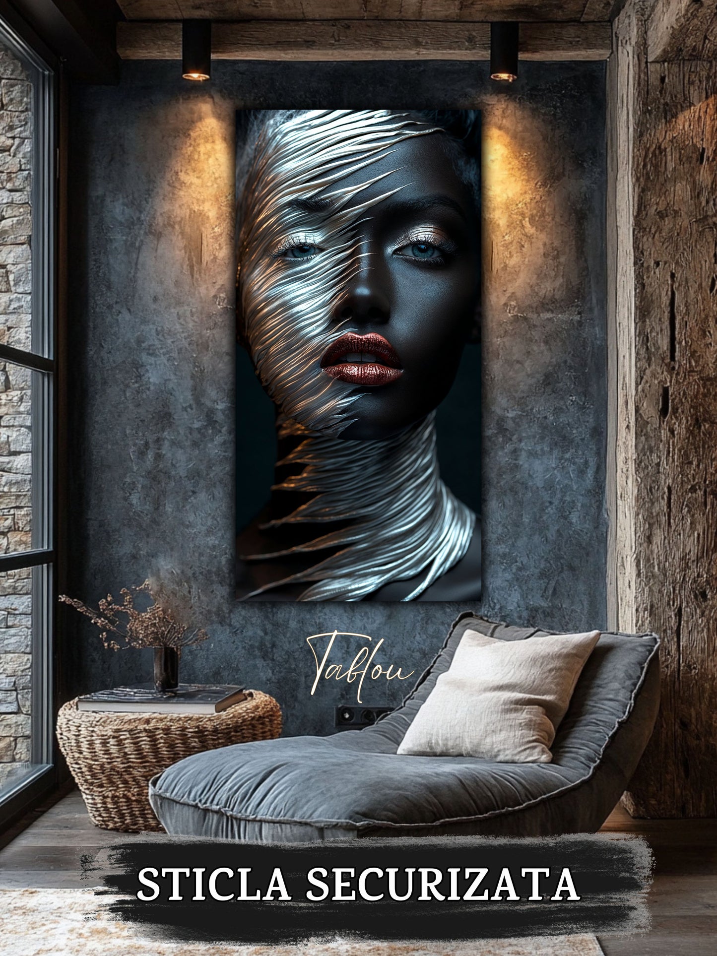 Innerverse - Tablou Sticla - Unicat - no26