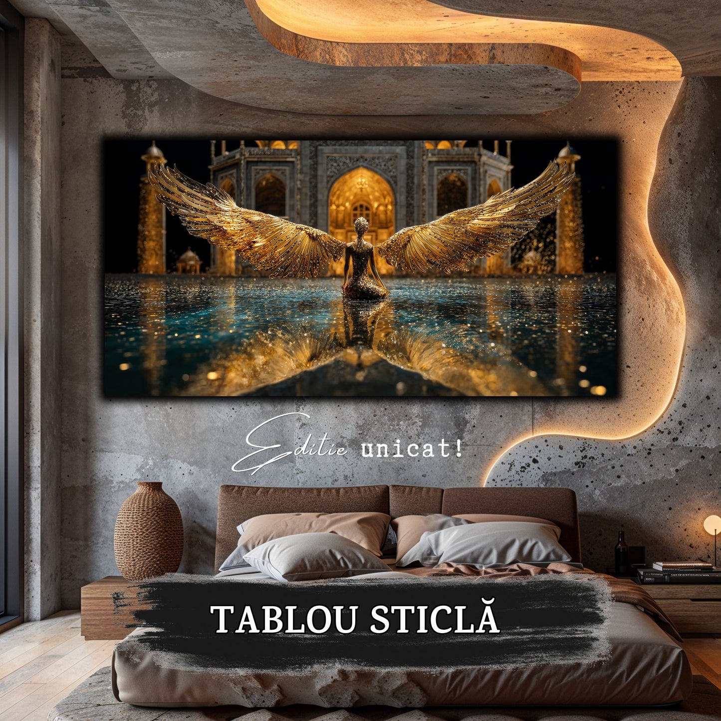 Tablou unicat pe sticla securizata - The Lost Temple - No 22