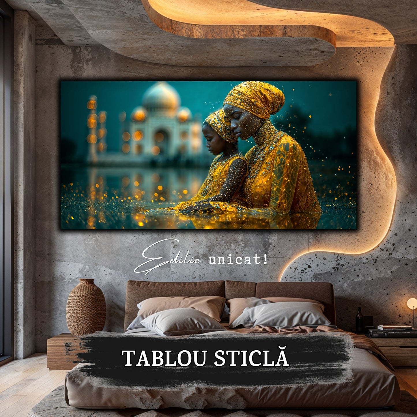 Tablou unicat pe sticla securizata - The Lost Temple - No 12