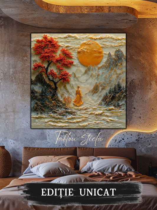 Tablou Sticla - Silk Road - 11