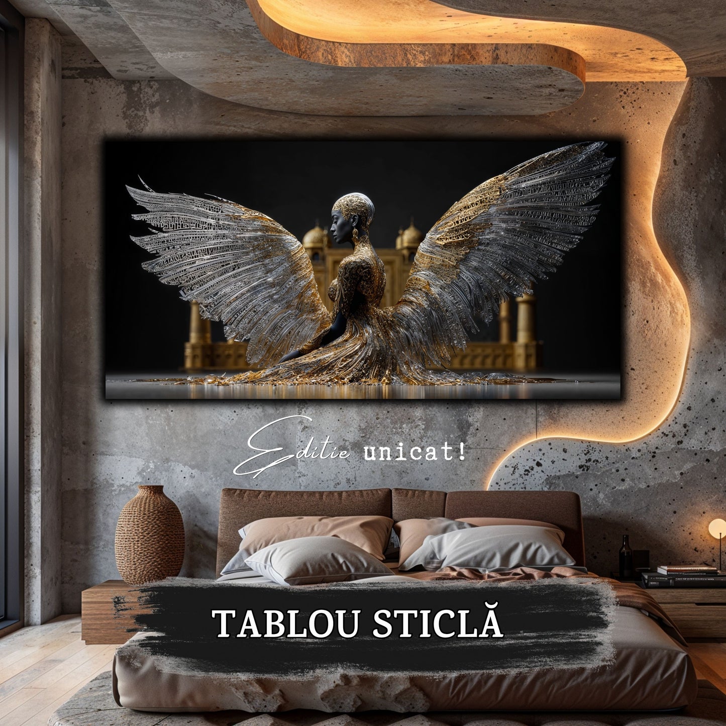 Tablou unicat pe sticla securizata - The Lost Temple - No 09