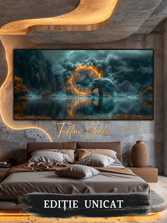 Magnific Titan - Tablou Sticla Securizata - 12