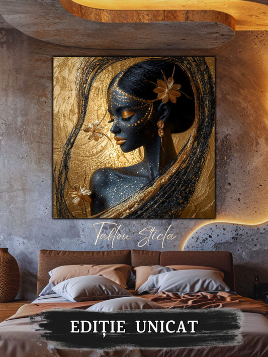 Tablou Sticla - Aurum Divinum - 08