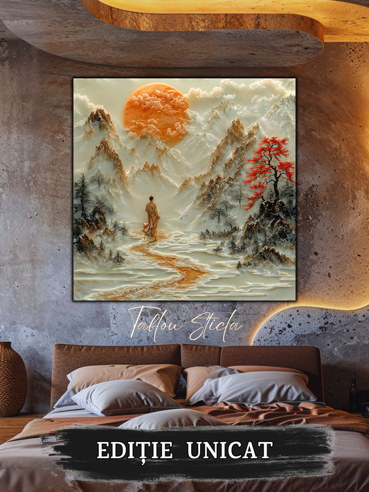 Tablou Sticla - Silk Road - 10