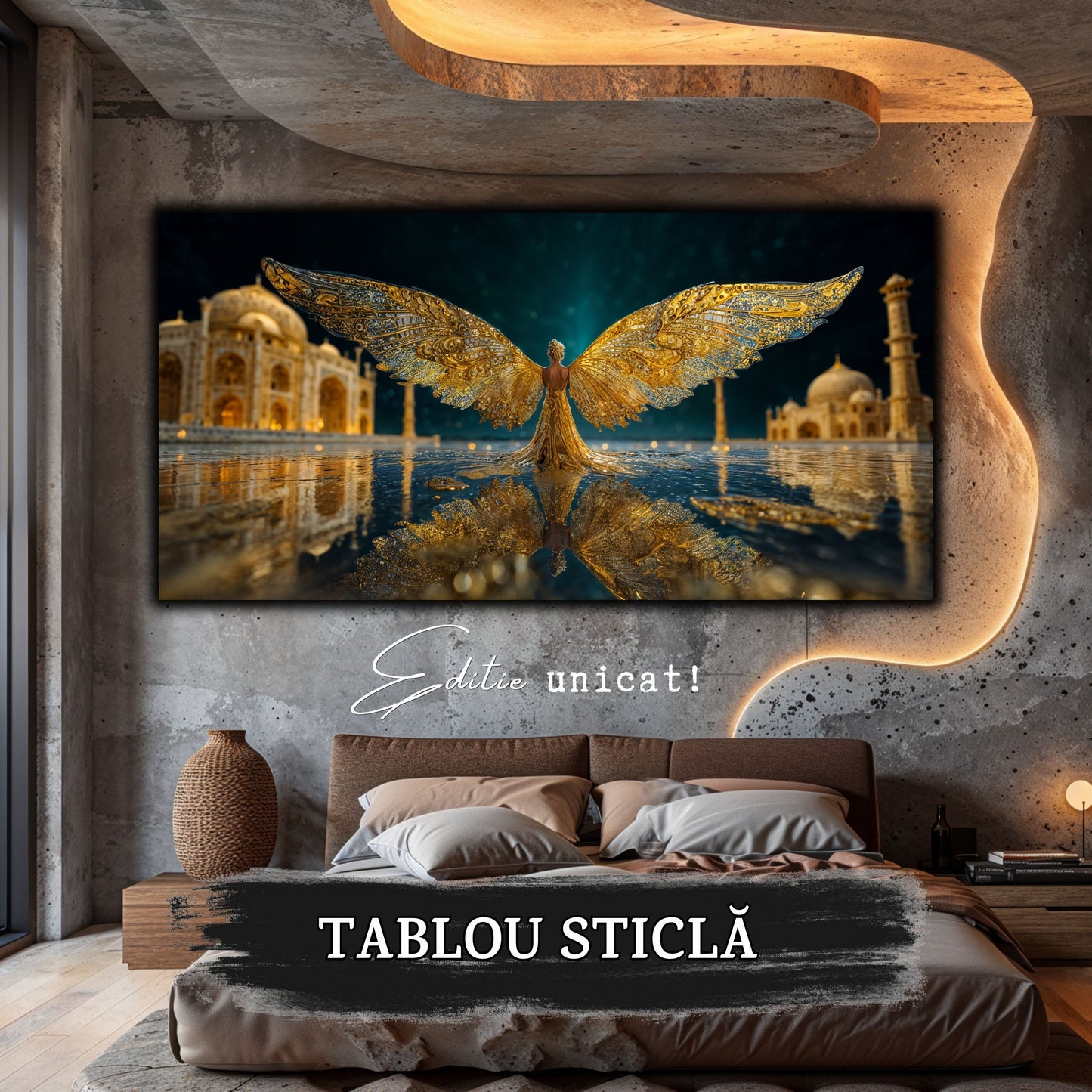 Tablou unicat pe sticla securizata - The Lost Temple - No 35