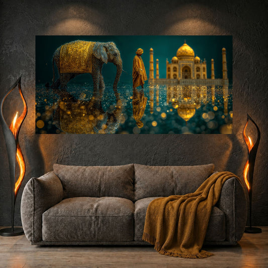 Tablou Modern Living – A Path in Gold