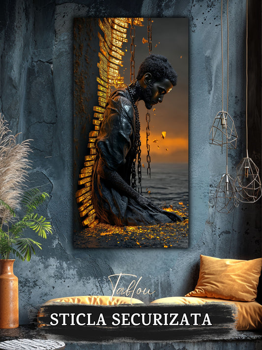 Tablou unicat pe sticla securizata - Let Go - No V25