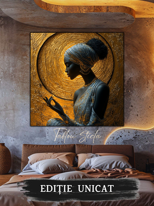 Tablou Sticla - Aurum Divinum - 10