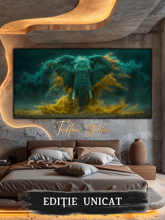 Magnific Titan - Tablou Sticla Securizata - 11