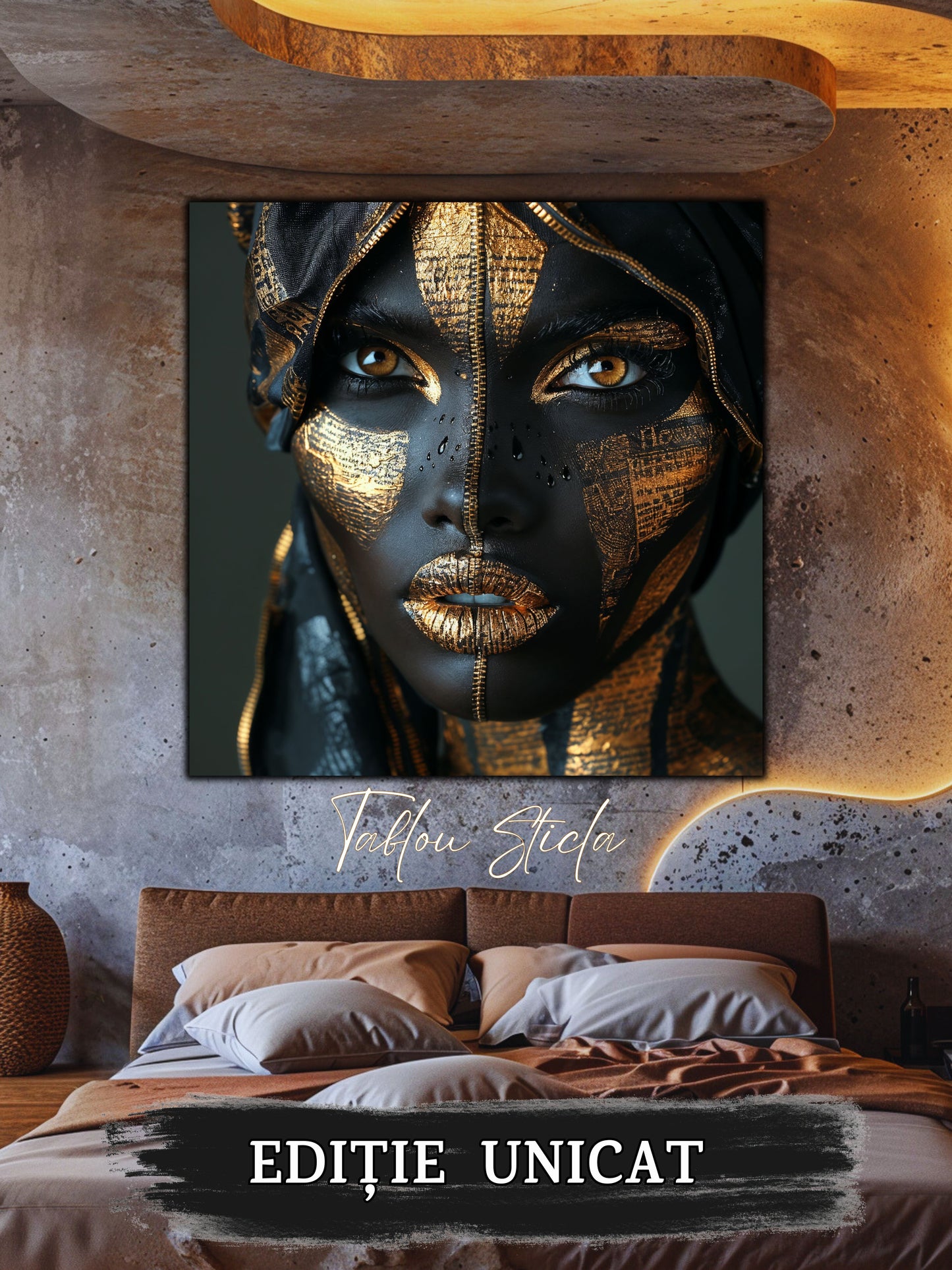 Dark Zen - Tablou Sticla Securizata - 12