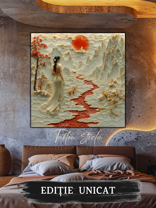 Tablou Sticla - Silk Road - 12