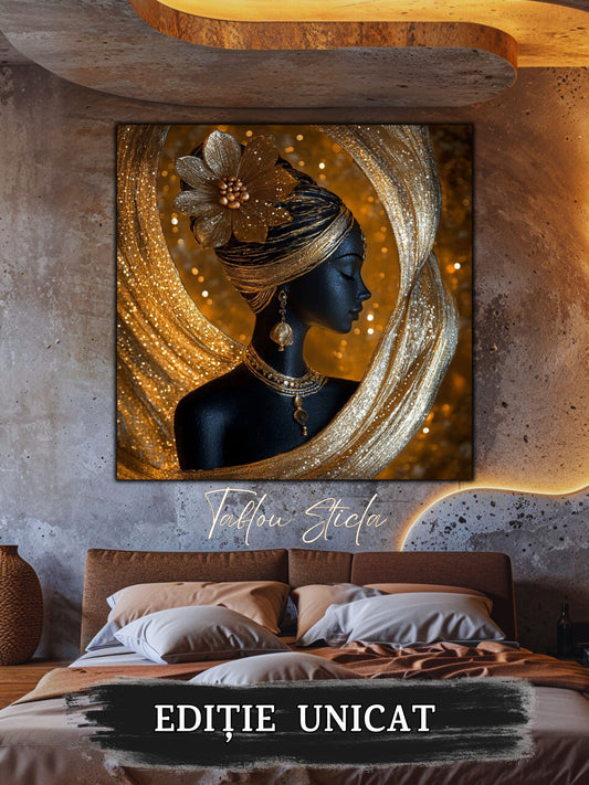 Tablou Sticla - Aurum Divinum - 01