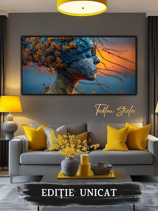 Tablou unicat pe sticla securizata - Let Go - No 17