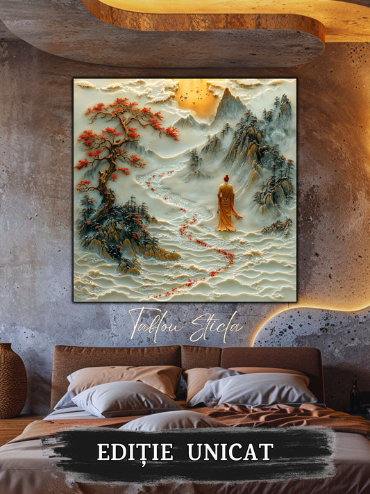 Tablou Sticla - Silk Road - 09