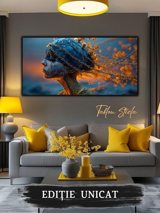 Tablou unicat pe sticla securizata - Let Go - No 12