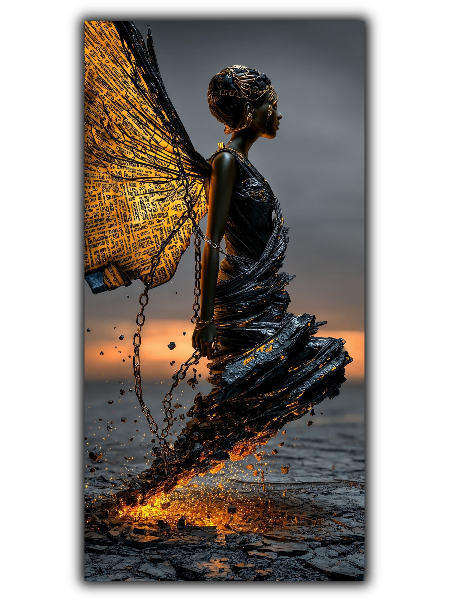 Tablou unicat pe sticla securizata - Let Go - No V43