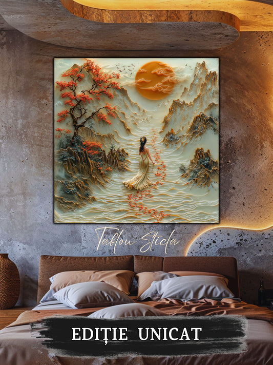 Tablou Sticla - Silk Road - 07