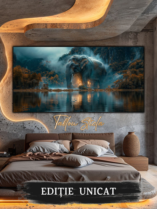 Magnific Titan - Tablou Sticla Securizata - 01