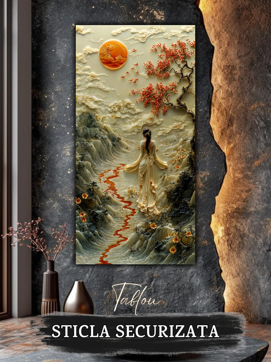 Tablou Sticla - Silk Road - 18