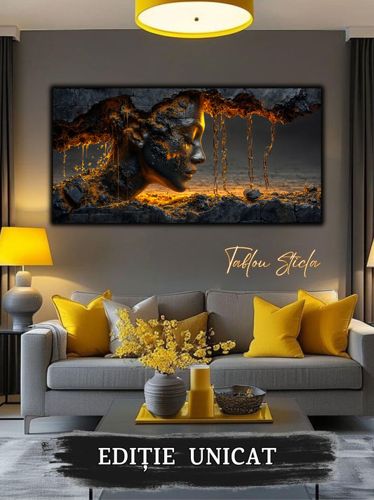 Tablou unicat pe sticla securizata - Let Go - No 11