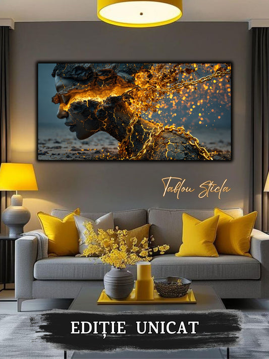 Tablou unicat pe sticla securizata - Let Go - No 24