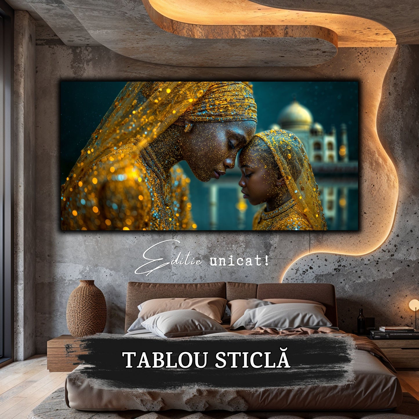 Tablou unicat pe sticla securizata - The Lost Temple - No 32
