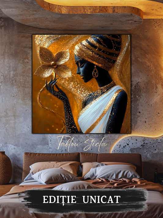 Tablou Sticla - Aurum Divinum - 07