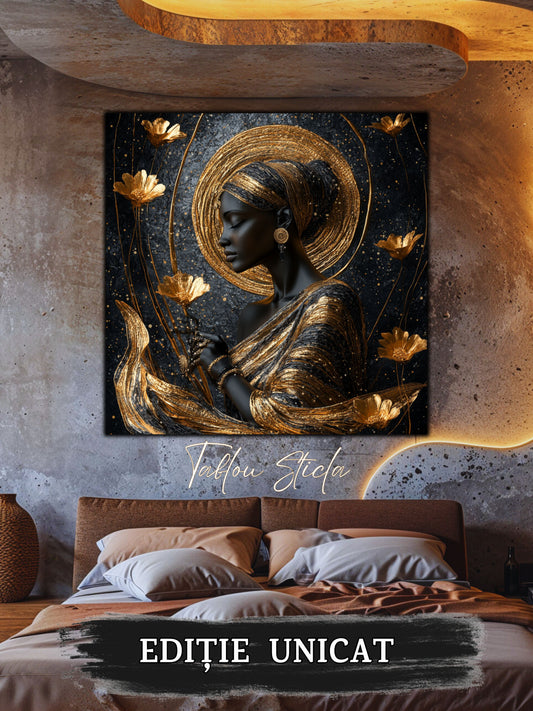 Tablou Sticla - Aurum Divinum - 02