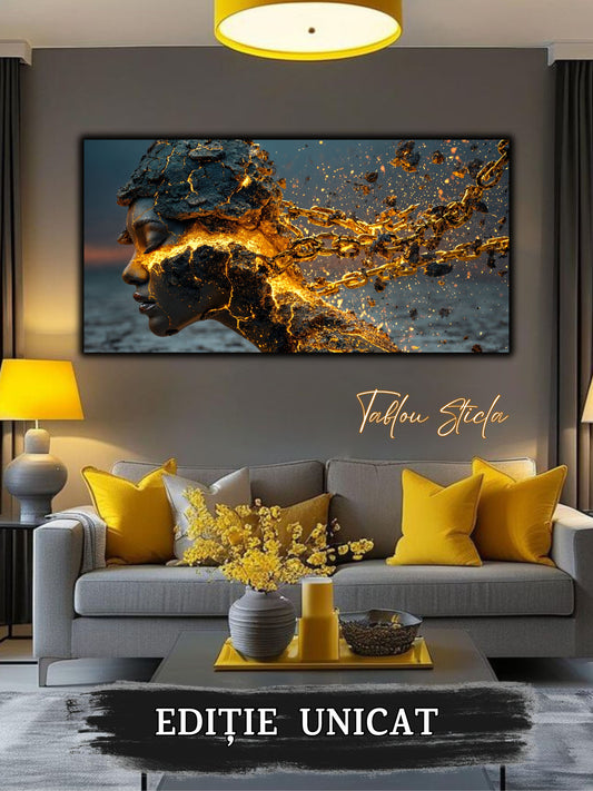 Tablou unicat pe sticla securizata - Let Go - No 15