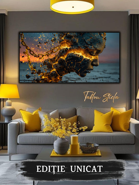 Tablou unicat pe sticla securizata - Let Go - No 13