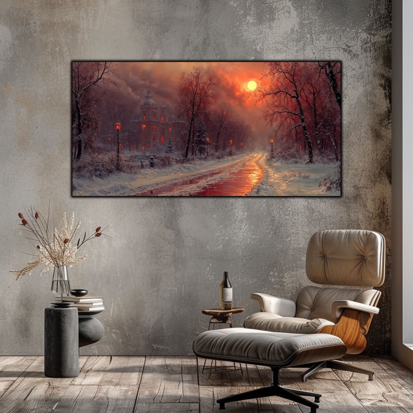 Tablou Sticla Securizata - Colectia Cold Ember - no15