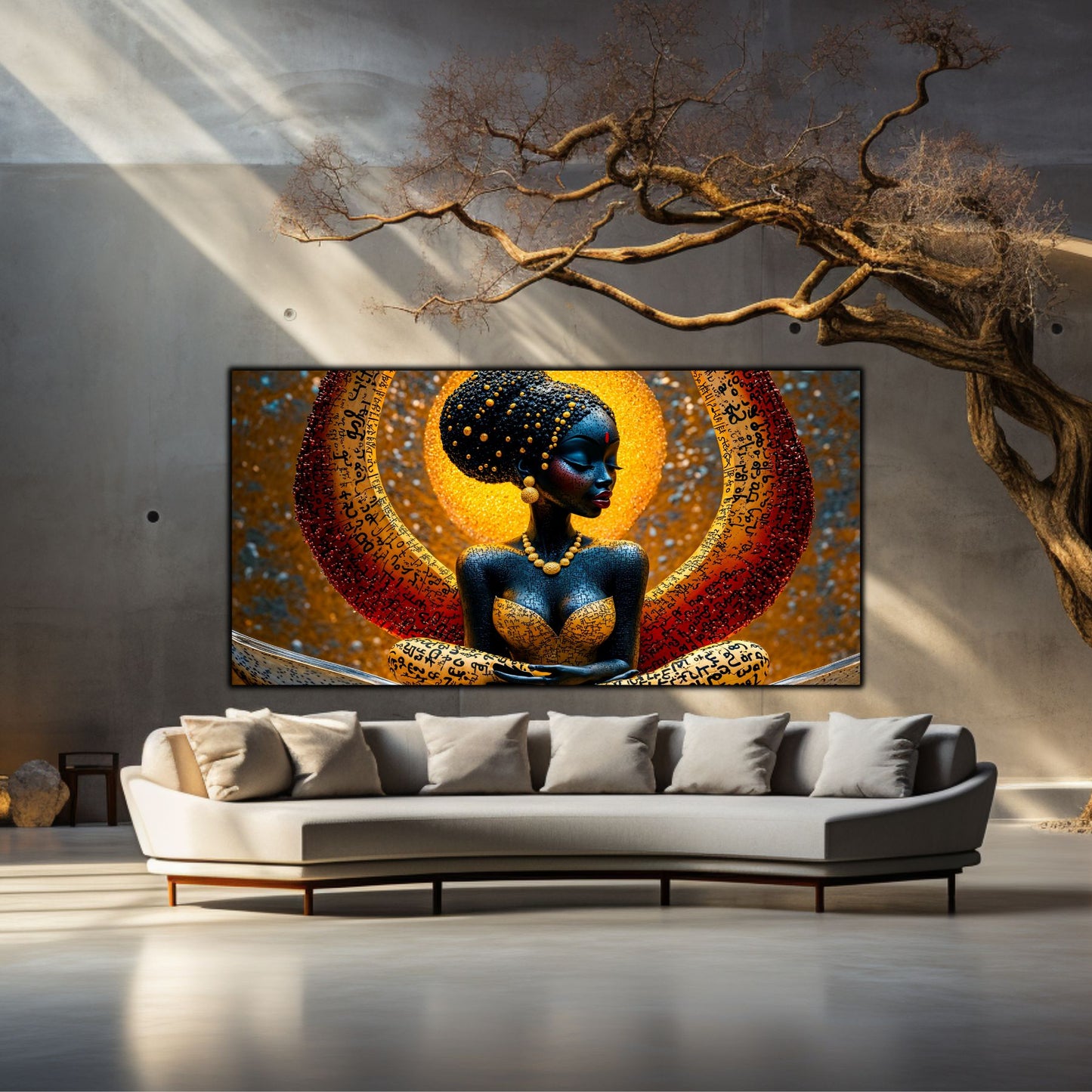 Tablou unicat din sticlă securizată Beyond Creation - No09