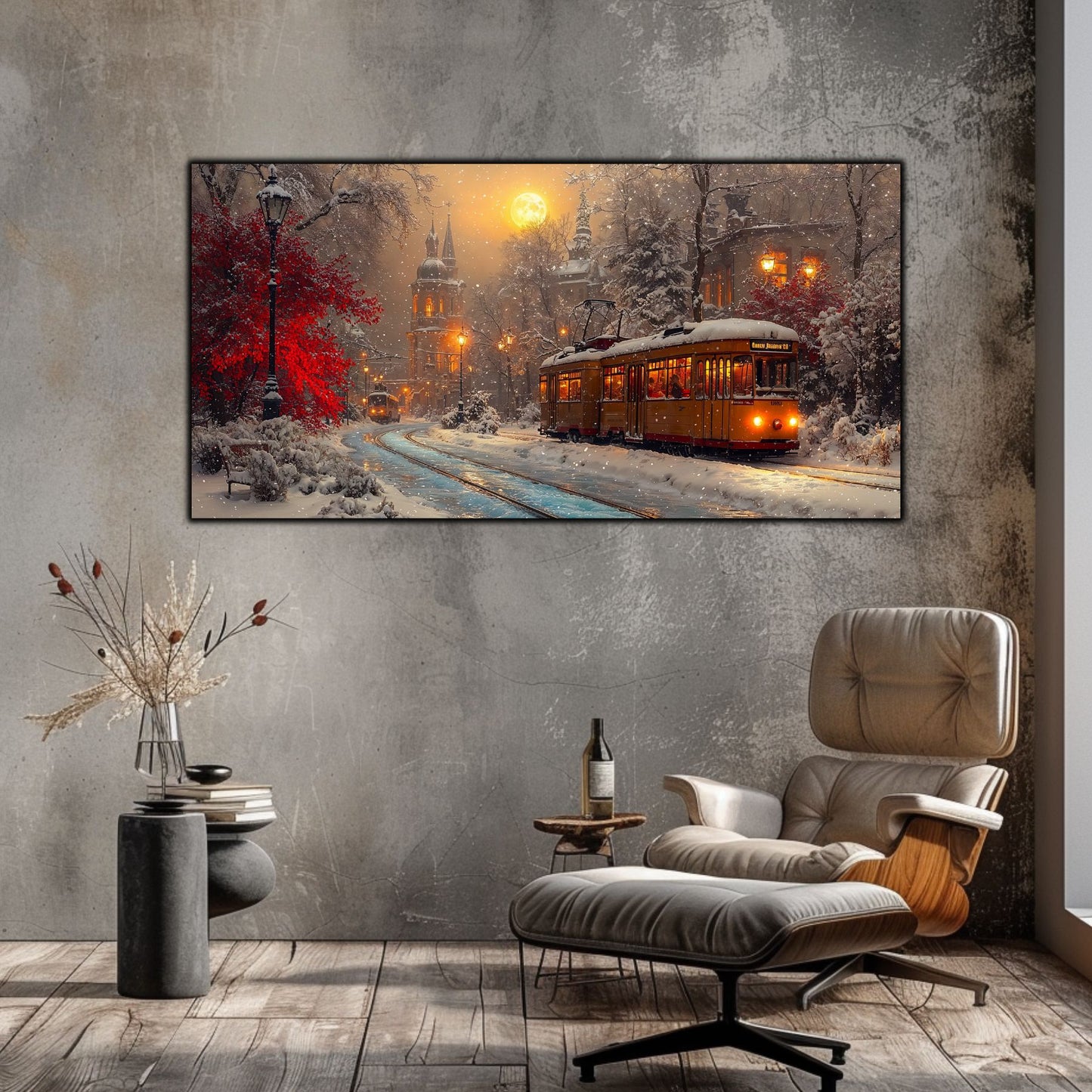 Tablou Sticla Securizata - Colectia Cold Ember - no10