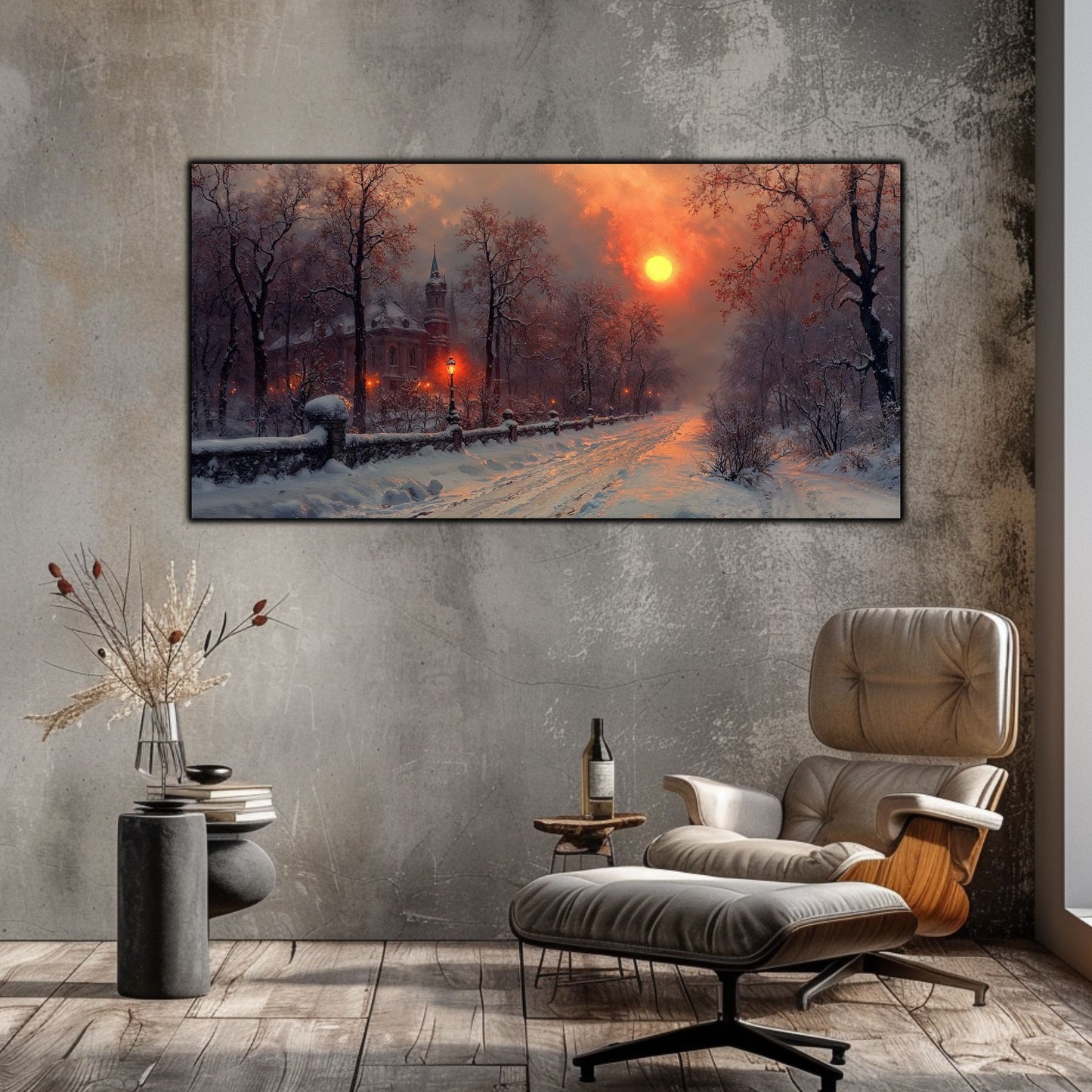 Tablou Sticla Securizata - Colectia Cold Ember - no16