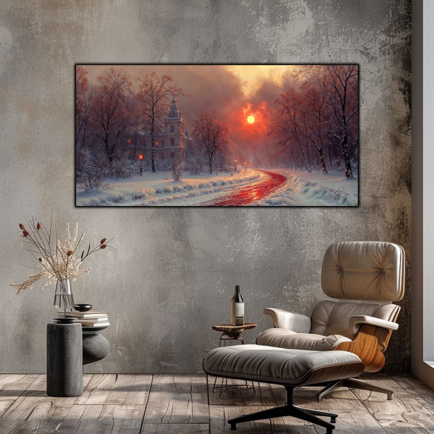 Tablou Sticla Securizata - Colectia Cold Ember - no18