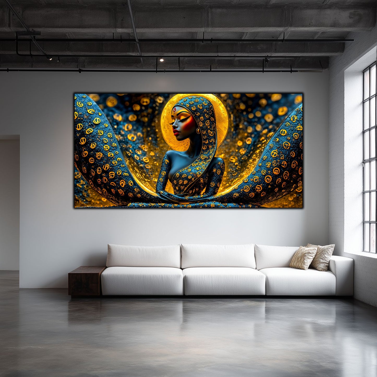 Tablou unicat din sticlă securizată Beyond Creation - No21