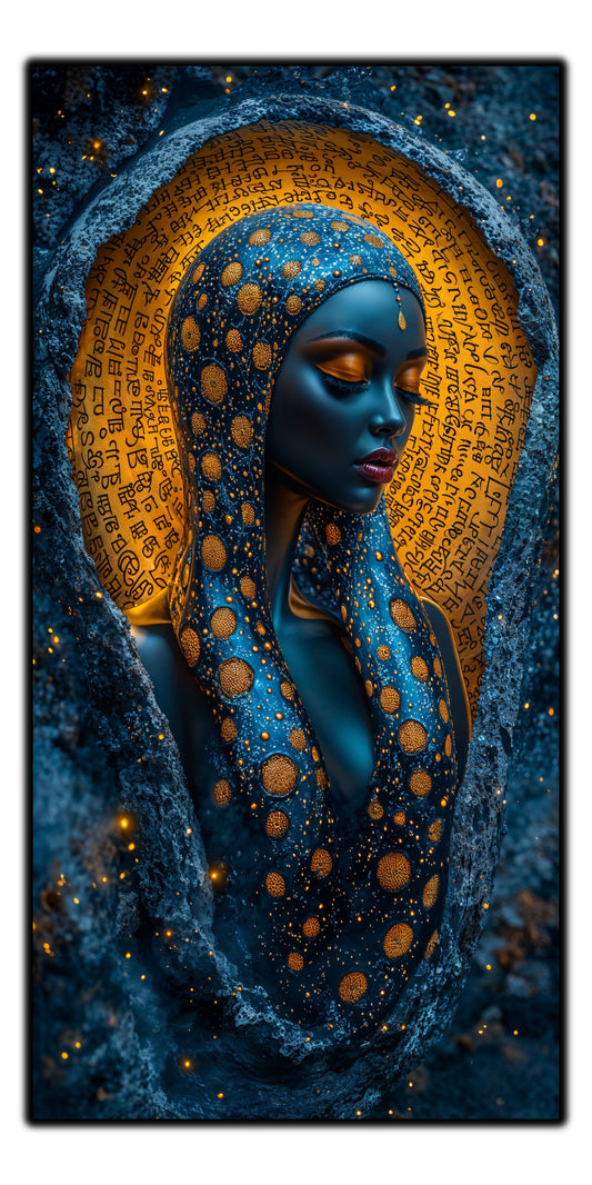 Tablou unicat din sticlă securizată Beyond Creation - No22