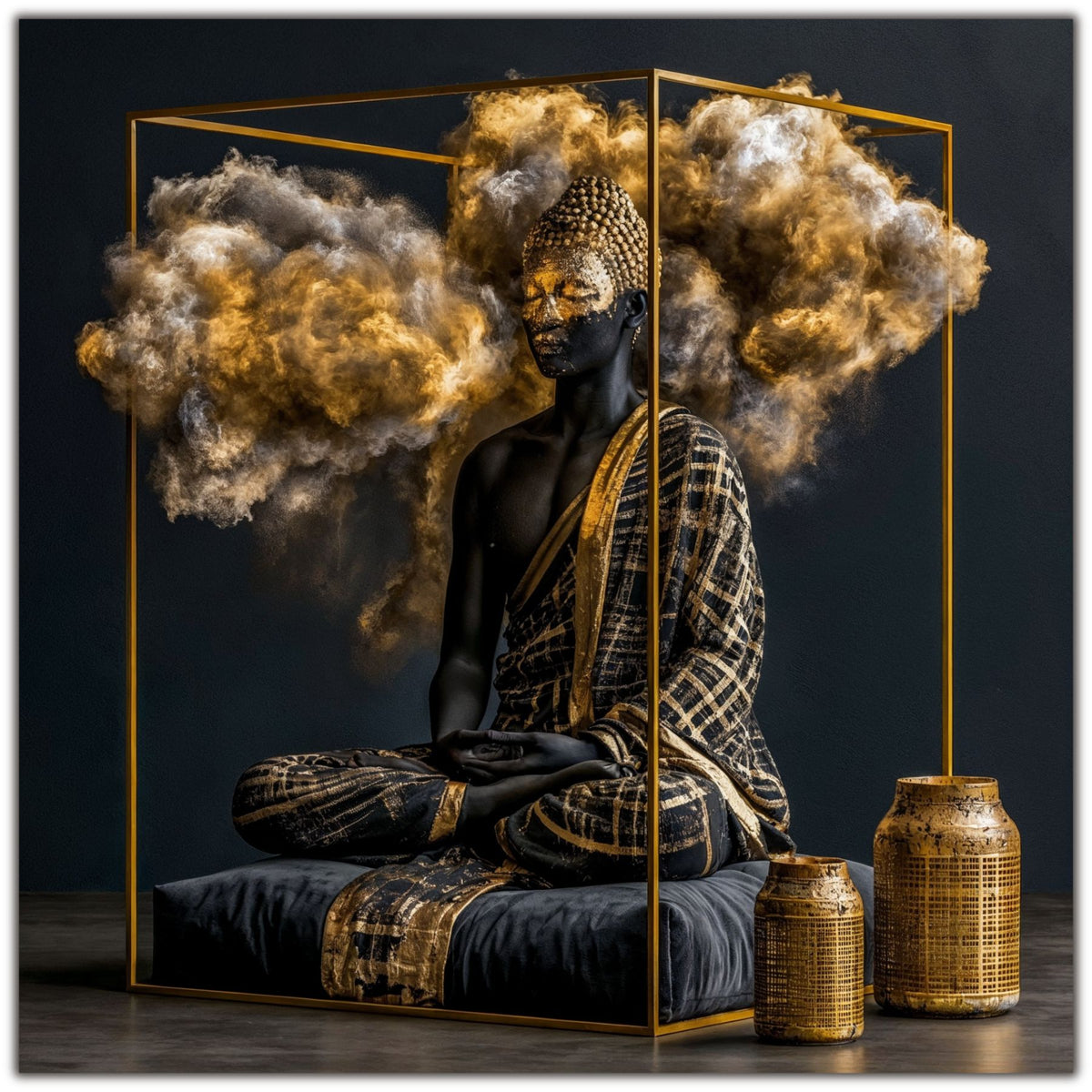 Tablou Abstract Modern – Cadrul pulberii eterice
