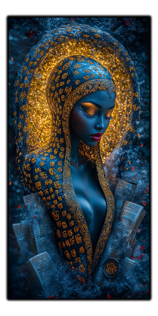 Tablou unicat din sticlă securizată Beyond Creation - No28