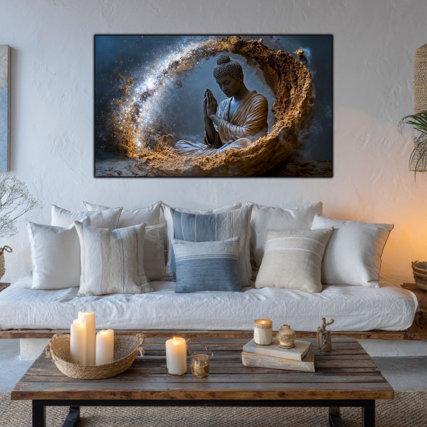 Tablou Decorativ pe Sticla Securizata – Ideal pt Dormitor si Living - Beyond Stardust No18