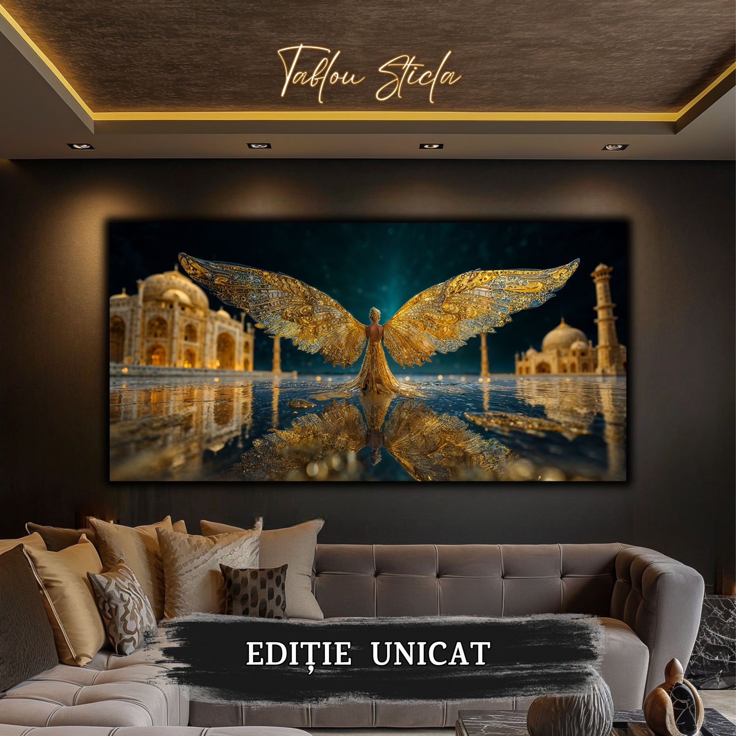 Tablou unicat pe sticla securizata - The Lost Temple - No 35