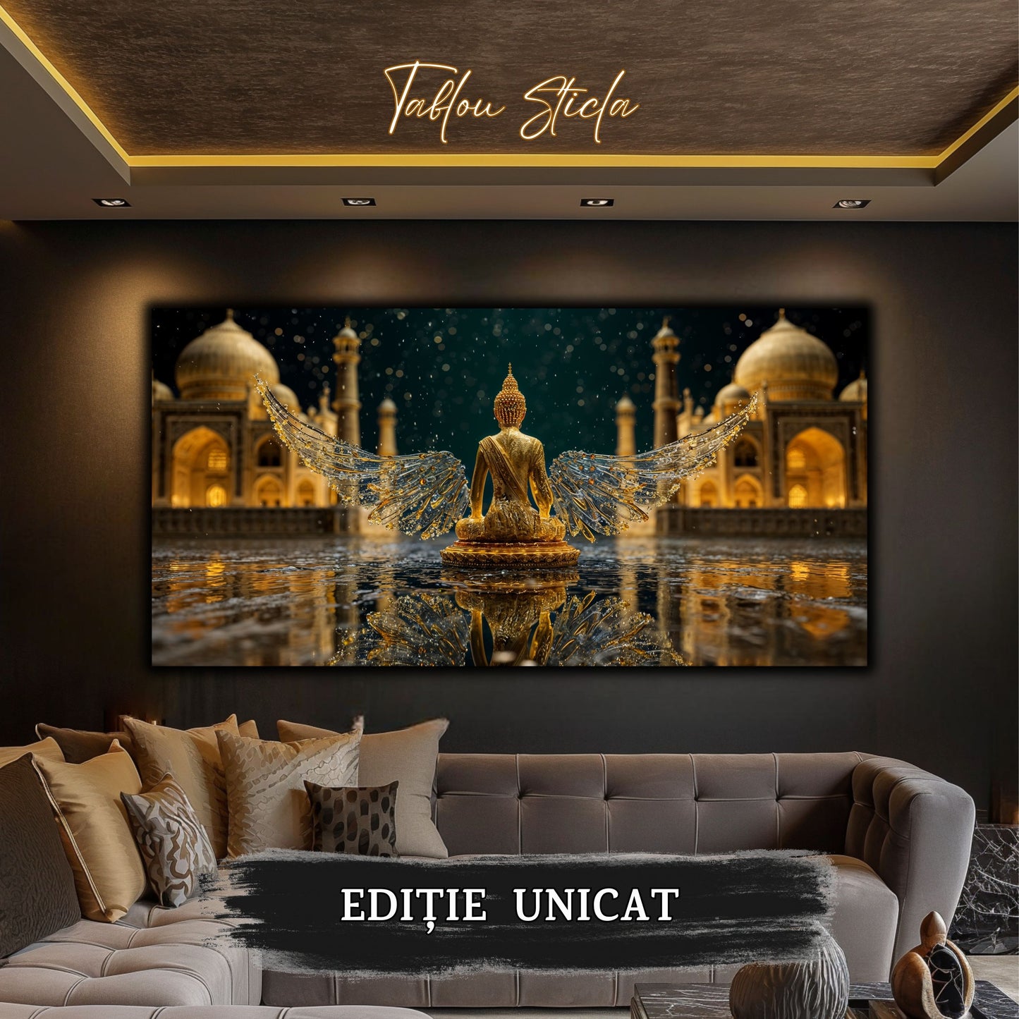 Tablou unicat pe sticla securizata - The Lost Temple - No 39
