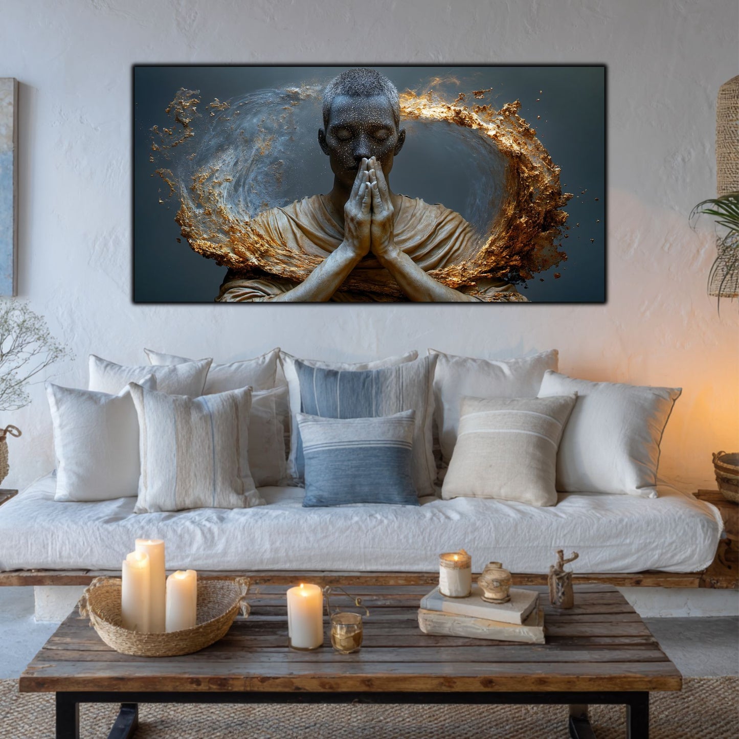 Tablou Decorativ pe Sticla Securizata – Ideal pt Dormitor si Living - Beyond Stardust No19